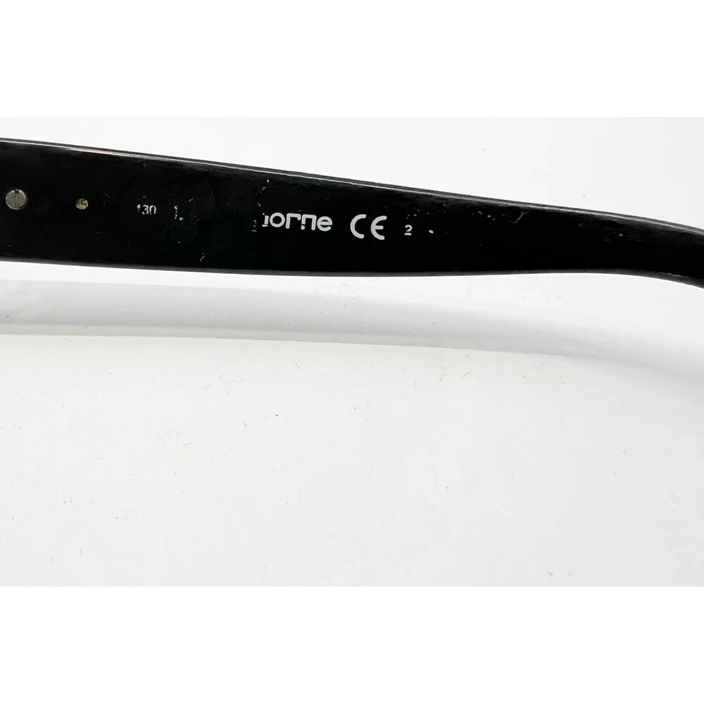 Jimmy Choo Eyeglasses Womens Black Crystal Logo 53-18-130